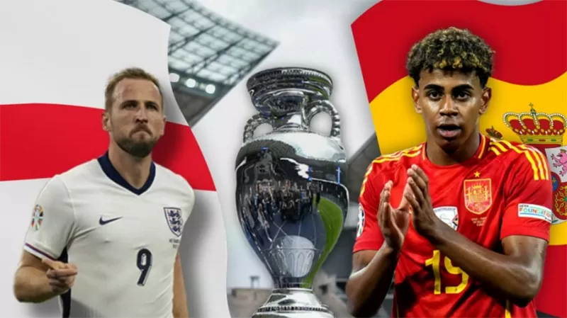 Tây Ban Nha và Anh lần đầu gặp nhau ở chung kết EURO.