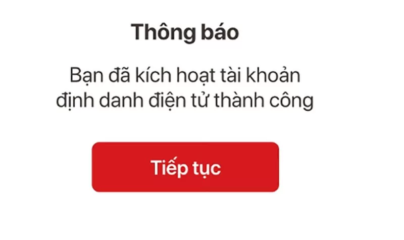 Hướng dẫn kích hoạt tài khoản định danh điện tử mức 2 trên VNeID