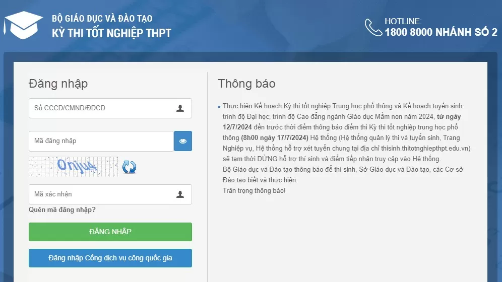 Hướng dẫn cách tra cứu điểm thi tốt nghiệp THPT 2024 nhanh nhất trên website của Bộ Giáo dục và Đào tạo