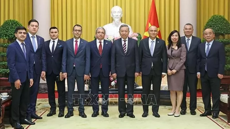 Chủ tịch nước Tô Lâm tiếp Đại sứ các nước thuộc Tổ chức các quốc gia Turkic