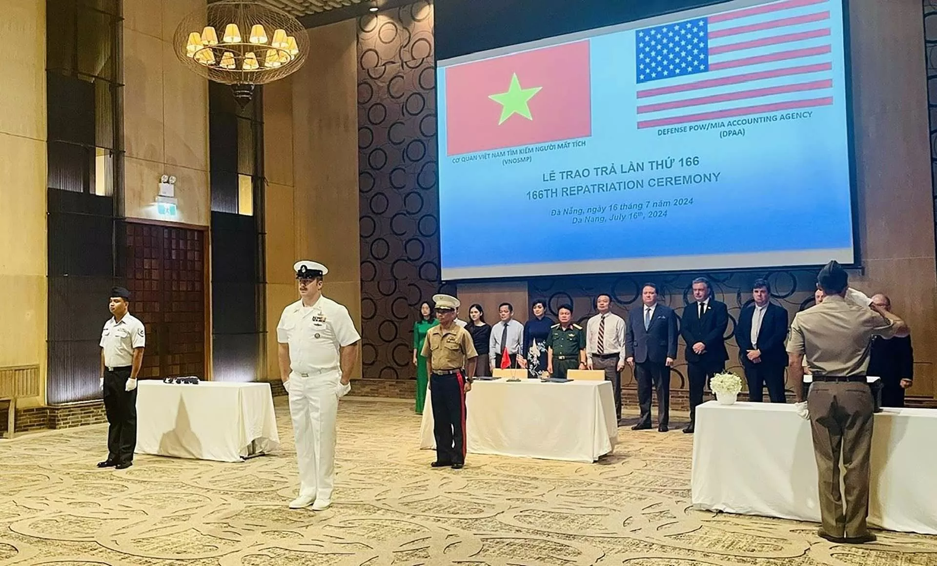Lễ hồi hương hài cốt quân nhân Hoa Kỳ lần thứ 166 Lễ hồi hương hài cốt quân nhân Hoa Kỳ lần thứ 166
