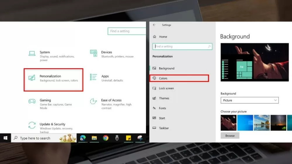Mách bạn 3 cách làm trong suốt thanh taskbar Windows 10 siêu dễ Mách bạn 3 cách làm trong suốt thanh taskbar Windows 10 siêu dễ