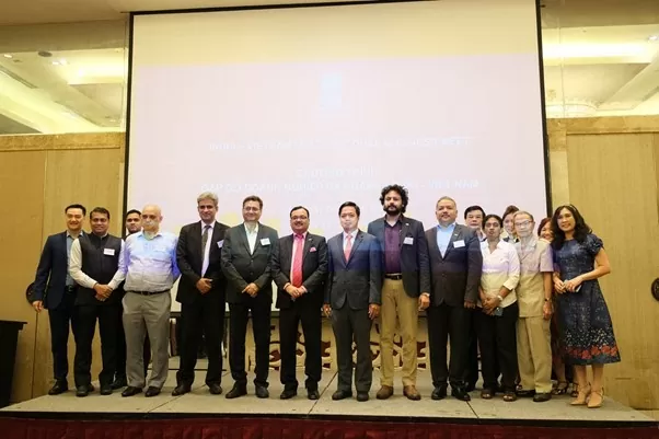 Đại biểu tham dự chương trình gặp gỡ doanh nghiệp đa ngành Ấn Độ-Việt Nam chiều ngày 16/7 tại Hà Nội. (Ảnh: Tố Uyên)