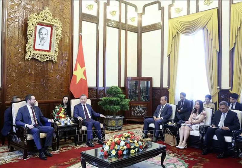 Chủ tịch nước Tô Lâm tiếp Đại sứ Anh tại Việt Nam