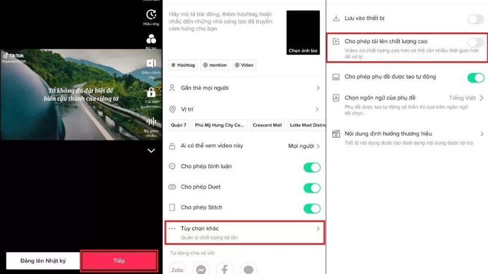 Cách đăng video lên TikTok không bị mờ siêu đơn giản