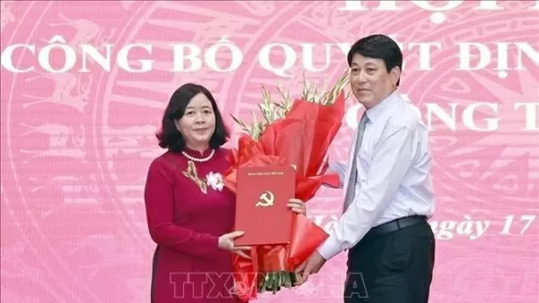 Party Politburo member Bui Thi Minh Hoai appointed Secretary of Hanoi Party Committee