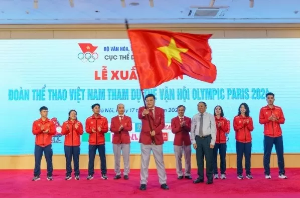 Đoàn Thể thao Việt Nam xuất quân tham dự Olympic Paris 2024