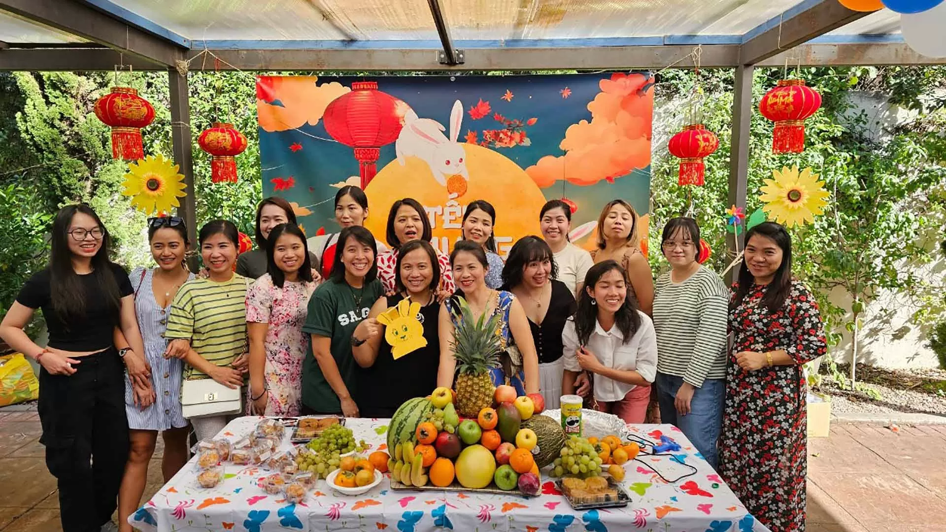 Chương trình giới thiệu văn hóa Việt Nam cho trẻ em tại Tây Ban Nha. (Ảnh: NVCC)