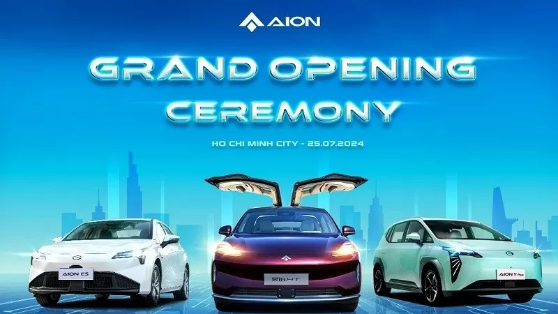 Xe điện GAC Aion sẽ ra mắt thị trường việt nam vào ngày 25/7