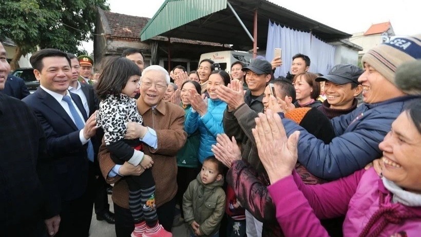 tinh cam dac biet cua dang vien thu do ha noi voi tong bi thu nguyen phu trong