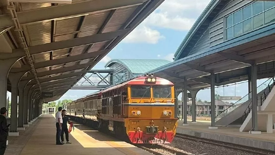Thái Lan-Lào: Chuyến tàu hỏa đầu tiên từ thủ đô Bangkok tới Vientiane