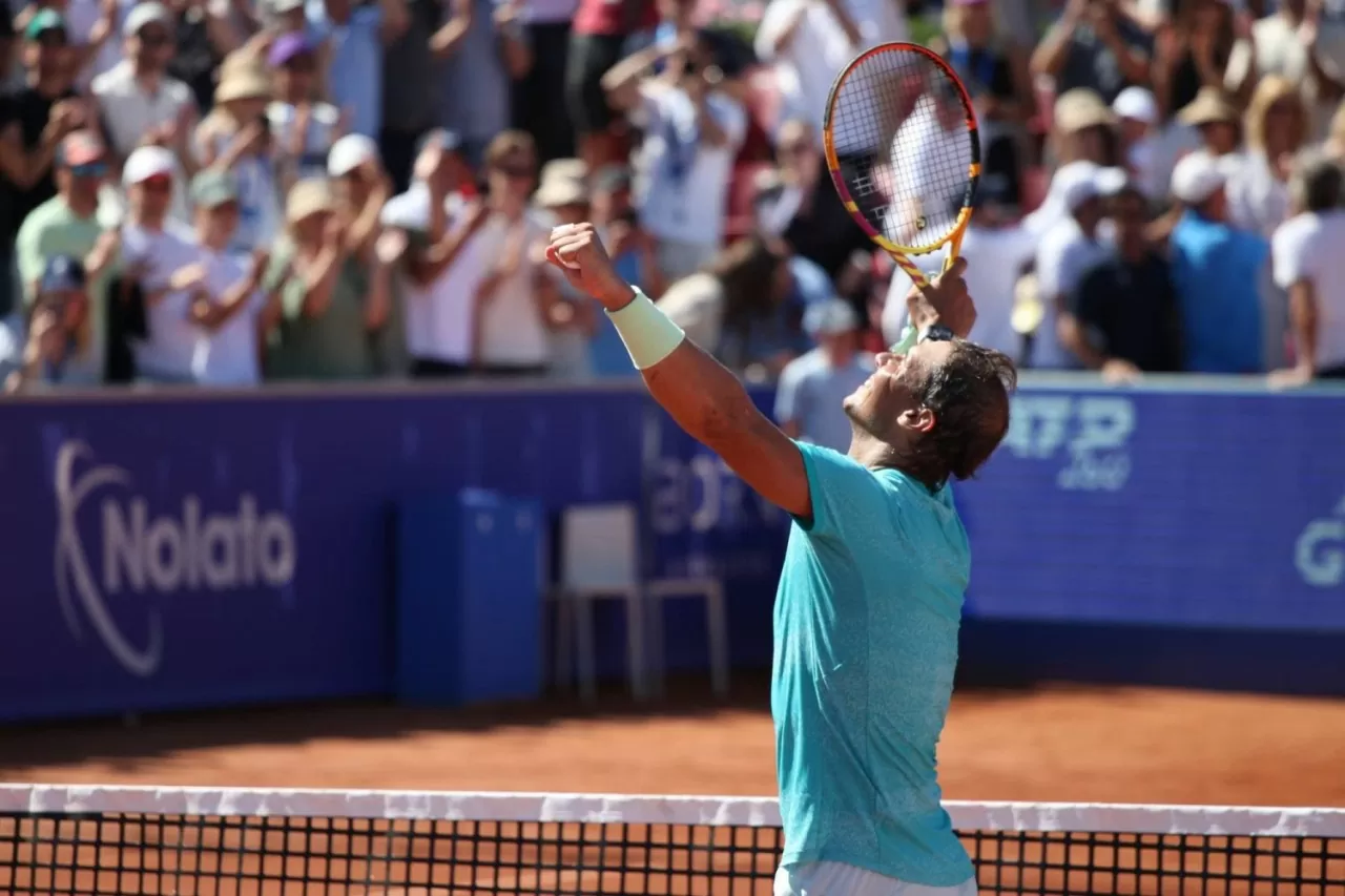 Rafael Nadal vượt qua Duje Ajdukovic và giành quyền vào chung kết Nordea Open 2024. (Nguồn: english.aawsat)
