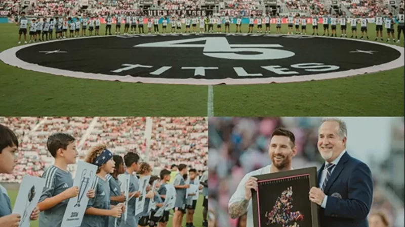 Inter Miami tôn vinh ông hoàng danh hiệu Messi theo cách độc đáo hiếm thấy