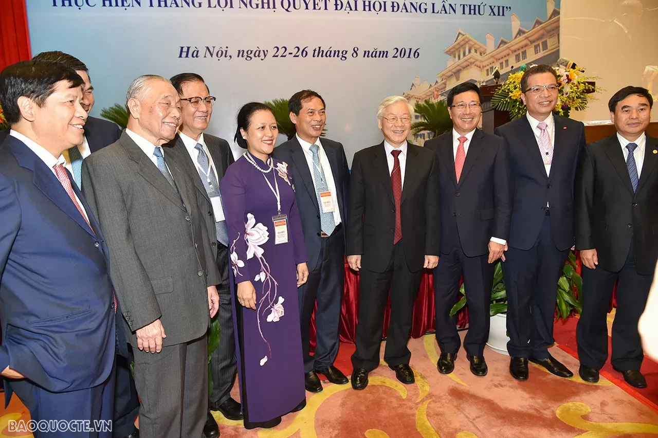 Những hình ảnh của Tổng Bí thư Nguyễn Phú Trọng tại các kỳ Hội nghị Ngoại giao