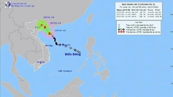 Typhoon Prapiroon brings heavy rains, thunderstorms to northern region: Centre for Hydro-meteorological Forecasting