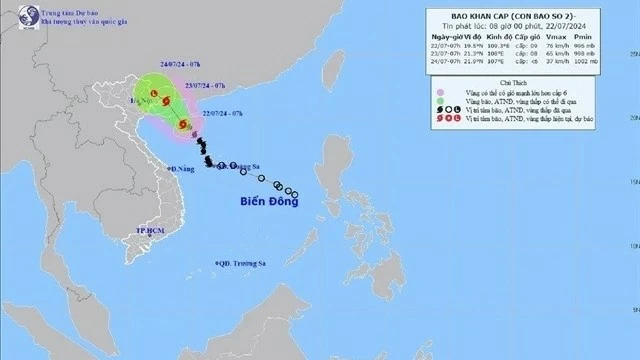 Typhoon Prapiroon brings heavy rains, thunderstorms to northern region: Centre for Hydro-meteorological Forecasting