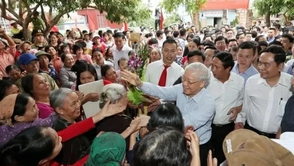 Vietnamese people mourn Party General Secretary Nguyen Phu Trong on social media
