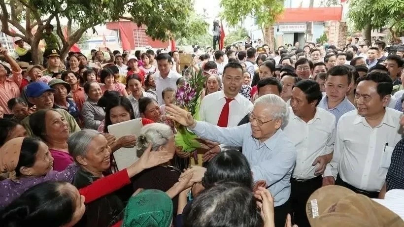 Vietnamese people mourn Party General Secretary Nguyen Phu Trong on social media