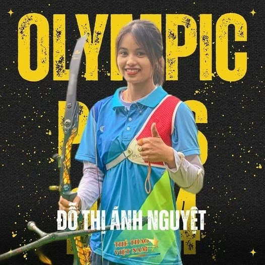Olympic Paris 2024: Nữ VĐV bắn cung Đỗ Thị Ánh Nguyệt 2 lần gánh trọng trách thi Thế vận hội