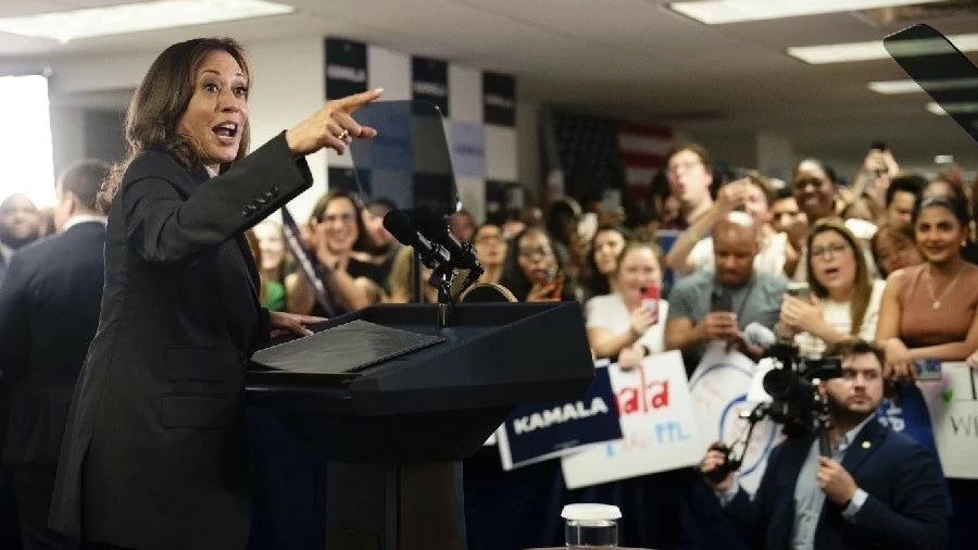 Bầu cử Mỹ 2024: Bà Kamala Harris nhận được sự ủng hộ lớn, vươn lên dẫn trước ông Trump