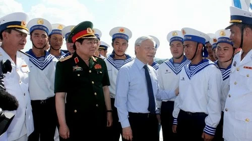 Cán bộ, chiến sĩ Trường Sa khắc ghi căn dặn của Tổng Bí thư Nguyễn Phú Trọng