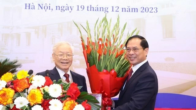 Party General Secretary Nguyen Phu Trong leaves great legacy for Vietnam’s diplomacy: Foreign Minister's interview
