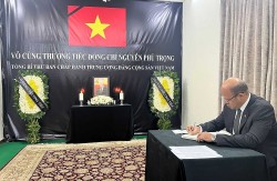 Đại sứ quán Việt Nam tại Ai Cập tổ chức lễ viếng Tổng Bí thư Nguyễn Phú Trọng