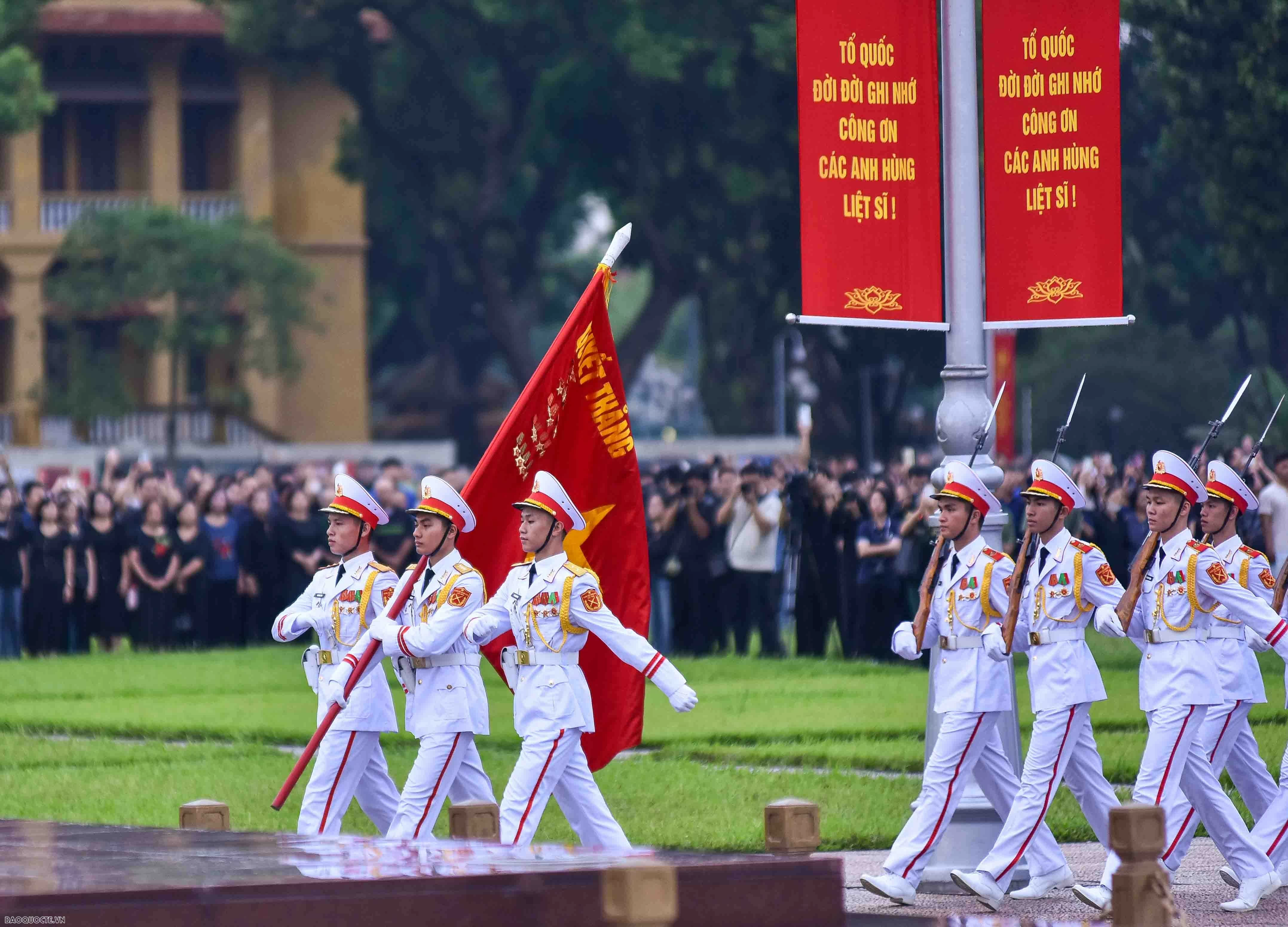 Lễ thượng cờ rủ Quốc tang Tổng Bí thư Nguyễn Phú Trọng