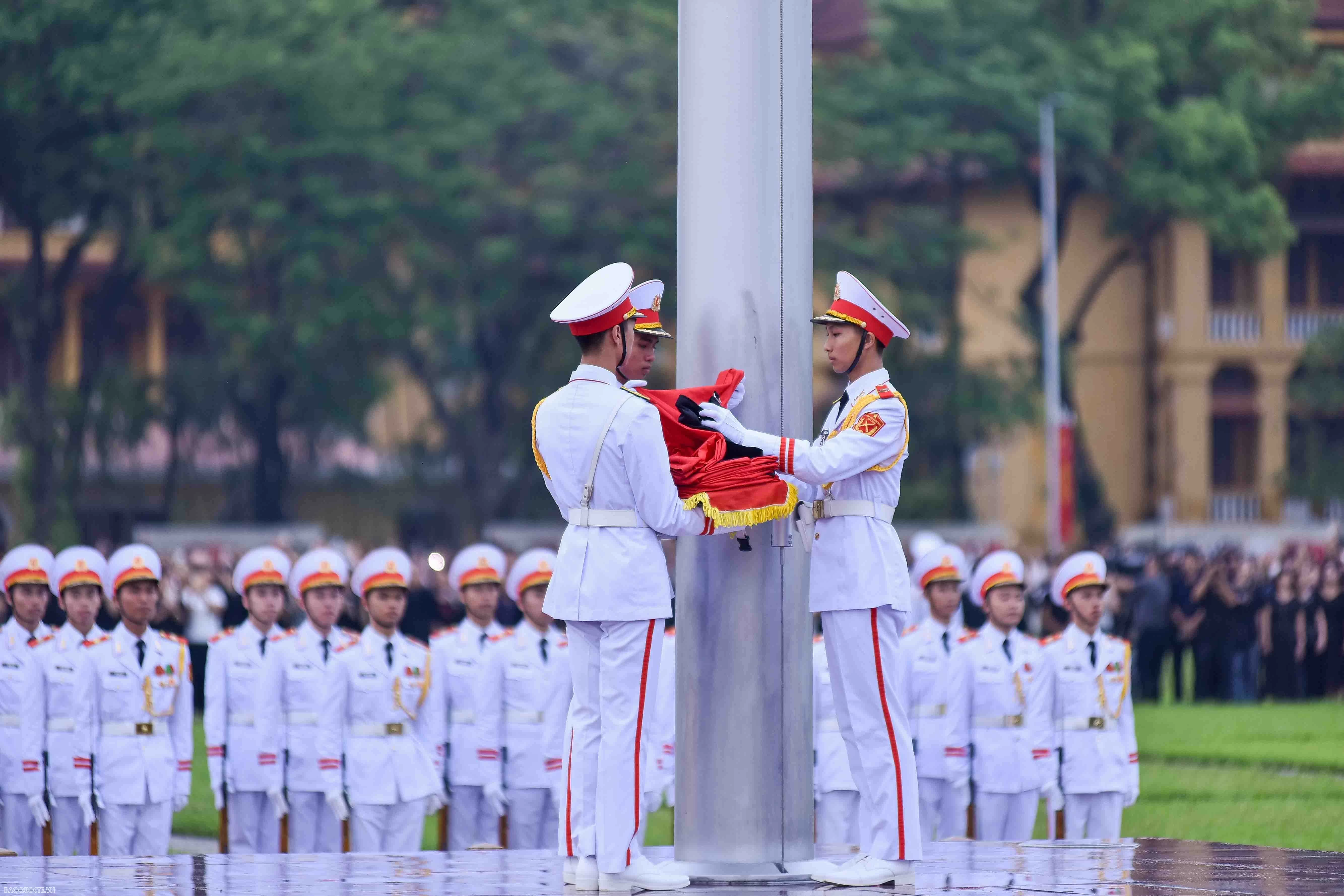 Lễ thượng cờ rủ Quốc tang Tổng Bí thư Nguyễn Phú Trọng