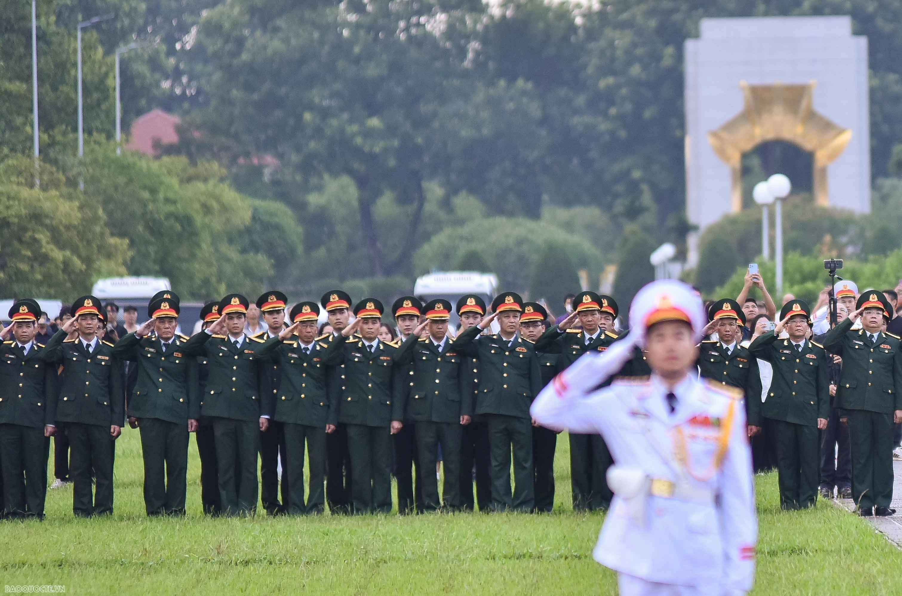 Lễ thượng cờ rủ Quốc tang Tổng Bí thư Nguyễn Phú Trọng