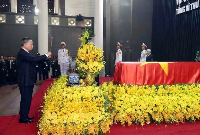 State funeral held for Party General Secretary Nguyen Phu Trong