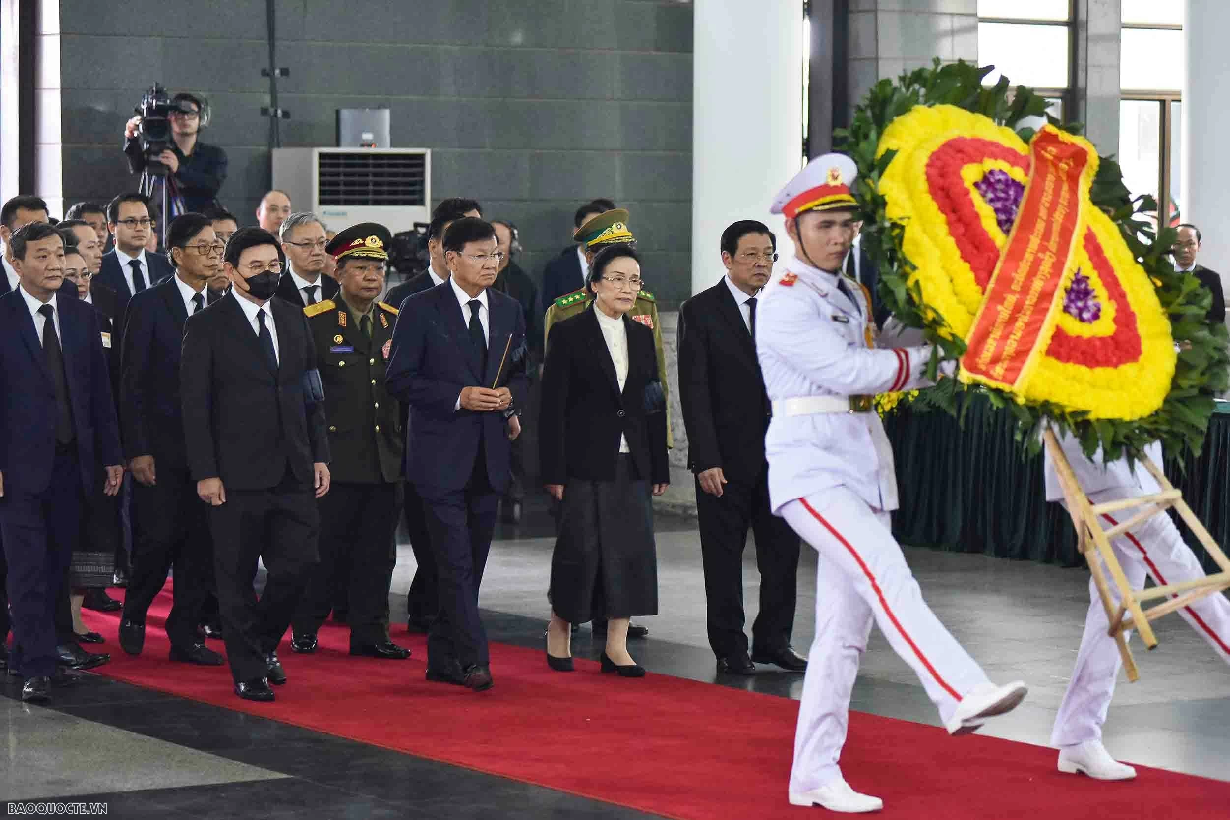 Bạn bè quốc tế tiễn biệt Tổng Bí thư Nguyễn Phú Trọng