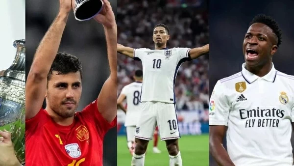 So sánh Rodri và Vinicius trong cuộc đua Qủa bóng vàng 2024