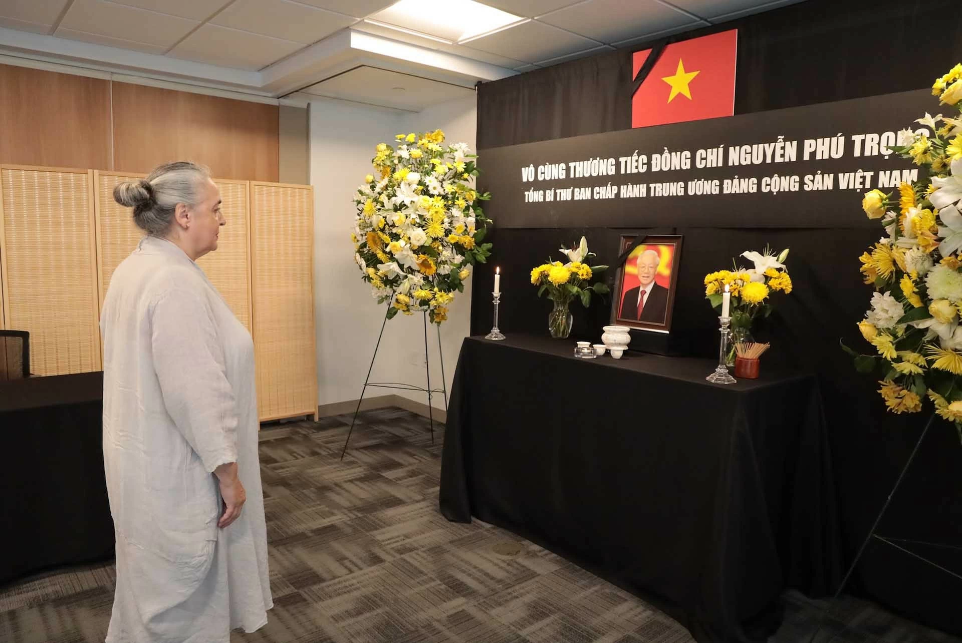 Lễ tưởng niệm Tổng Bí thư Nguyễn Phú Trọng tại New York, Hoa Kỳ