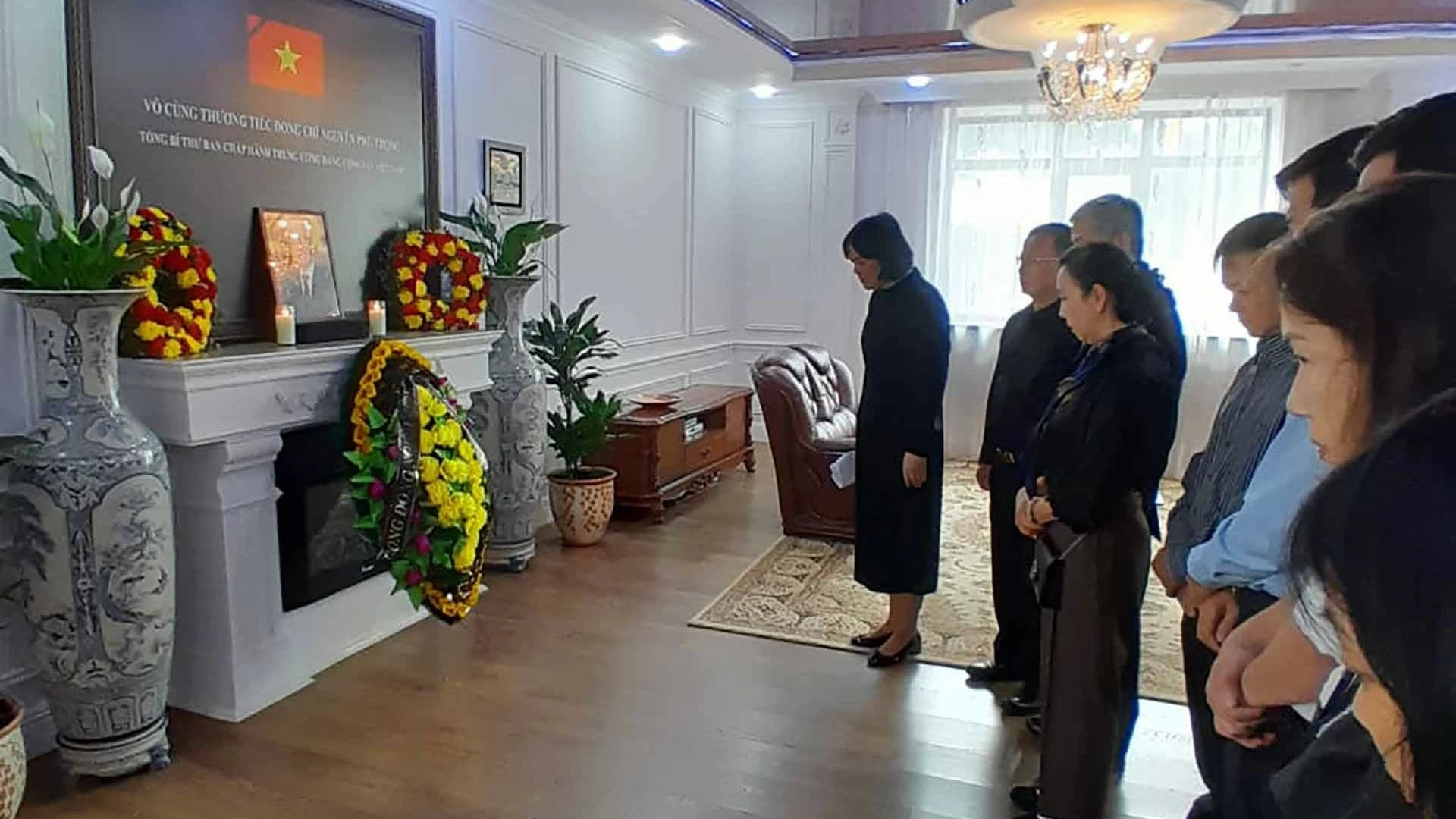 Đại sứ quán Việt Nam tại Kazakhstan tổ chức lễ viếng Tổng Bí thư Nguyễn Phú Trọng