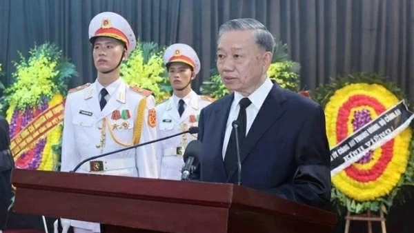 Eulogy delivered at Memorial service for Party General Secretary Nguyen Phu Trong in Hanoi