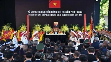 Thank-you message of State Funeral Board, family of General Secretary Nguyen Phu Trong