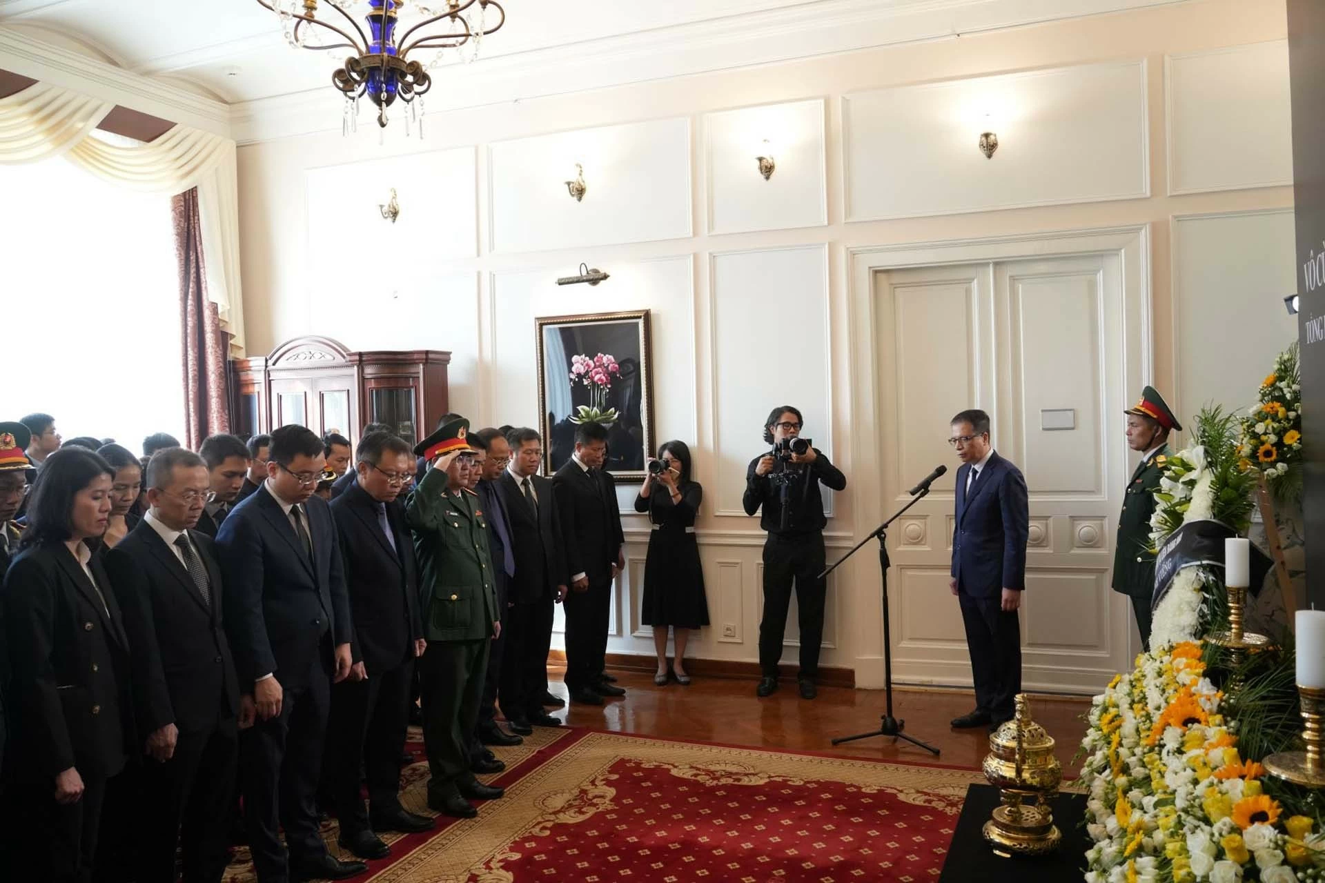 Lễ viếng Tổng Bí thư Nguyễn Phú Trọng tại Liên bang Nga