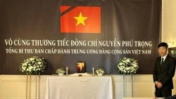 Đại sứ quán Việt Nam tại Hy Lạp tổ chức Lễ viếng và ghi sổ tang đồng chí Tổng Bí thư Nguyễn Phú Trọng