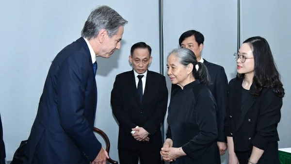 US Secretary of State Blinken offers condolences to family of Party General Secretary Nguyen Phu Trong