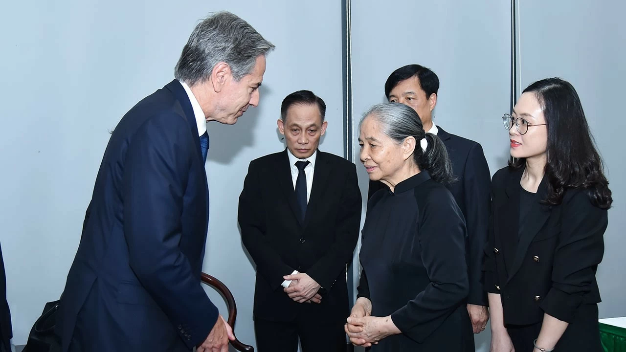 US Secretary of State Blinken offers condolences to family of Party General Secretary Nguyen Phu Trong