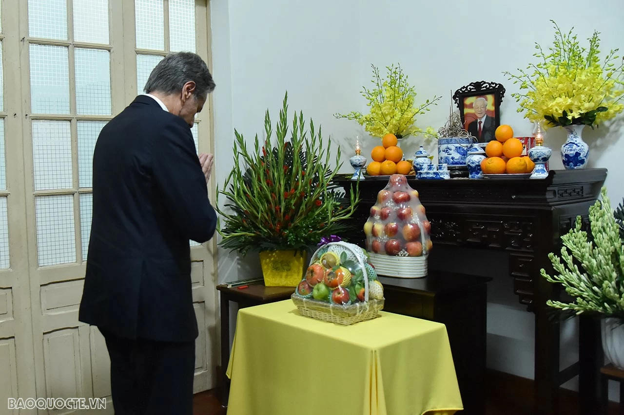 US Secretary of State Blinken offers condolences to family of Party General Secretary Nguyen Phu Trong