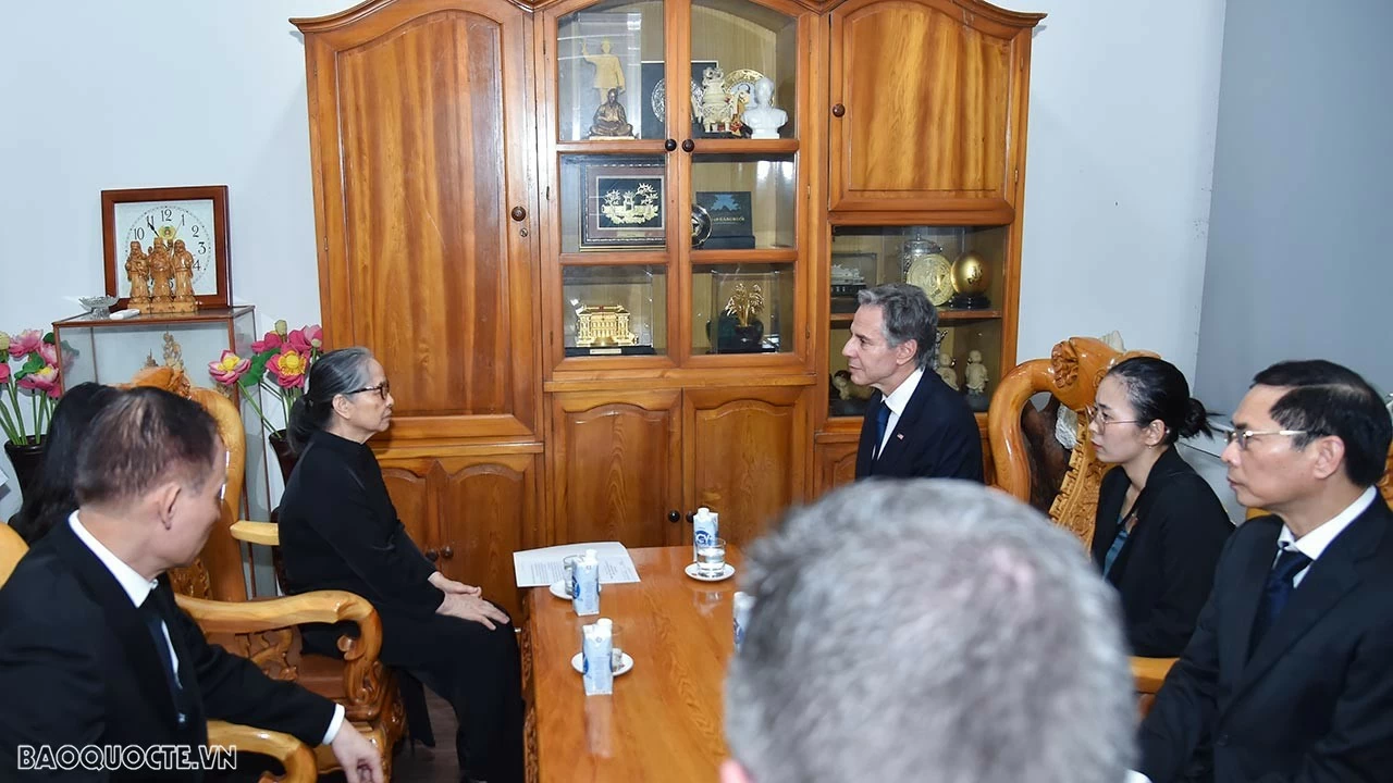 US Secretary of State Blinken offers condolences to family of Party General Secretary Nguyen Phu Trong