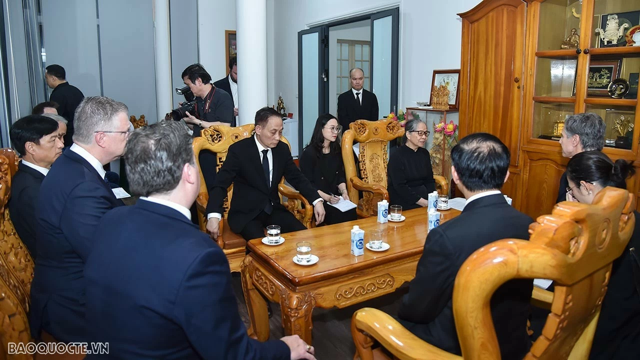 US Secretary of State Blinken offers condolences to family of Party General Secretary Nguyen Phu Trong