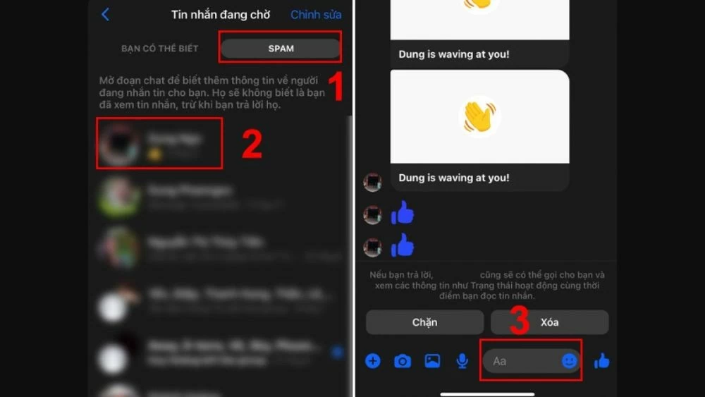 Dễ dàng xem tin nhắn ẩn trên Messenger của điện thoại và máy tính