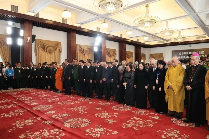 Over 5,600 delegations pay final respects to Party General Secretary Nguyen Phu Trong