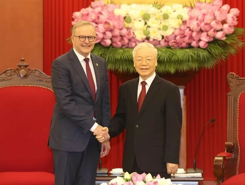 Australia lauds Vietnamese Party General Secretary Nguyen Phu Trong’s role in bilateral ties