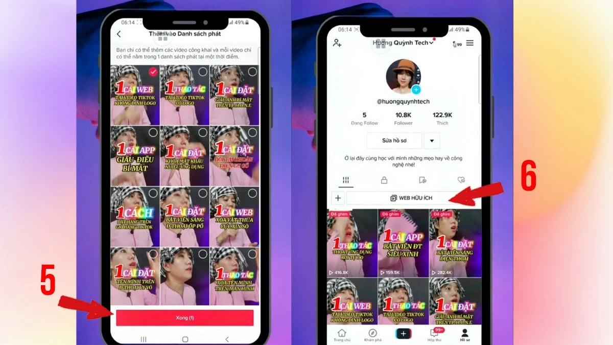 Tạo album danh sách phát trên TikTok siêu đơn giản Tạo album danh sách phát trên TikTok siêu đơn giản