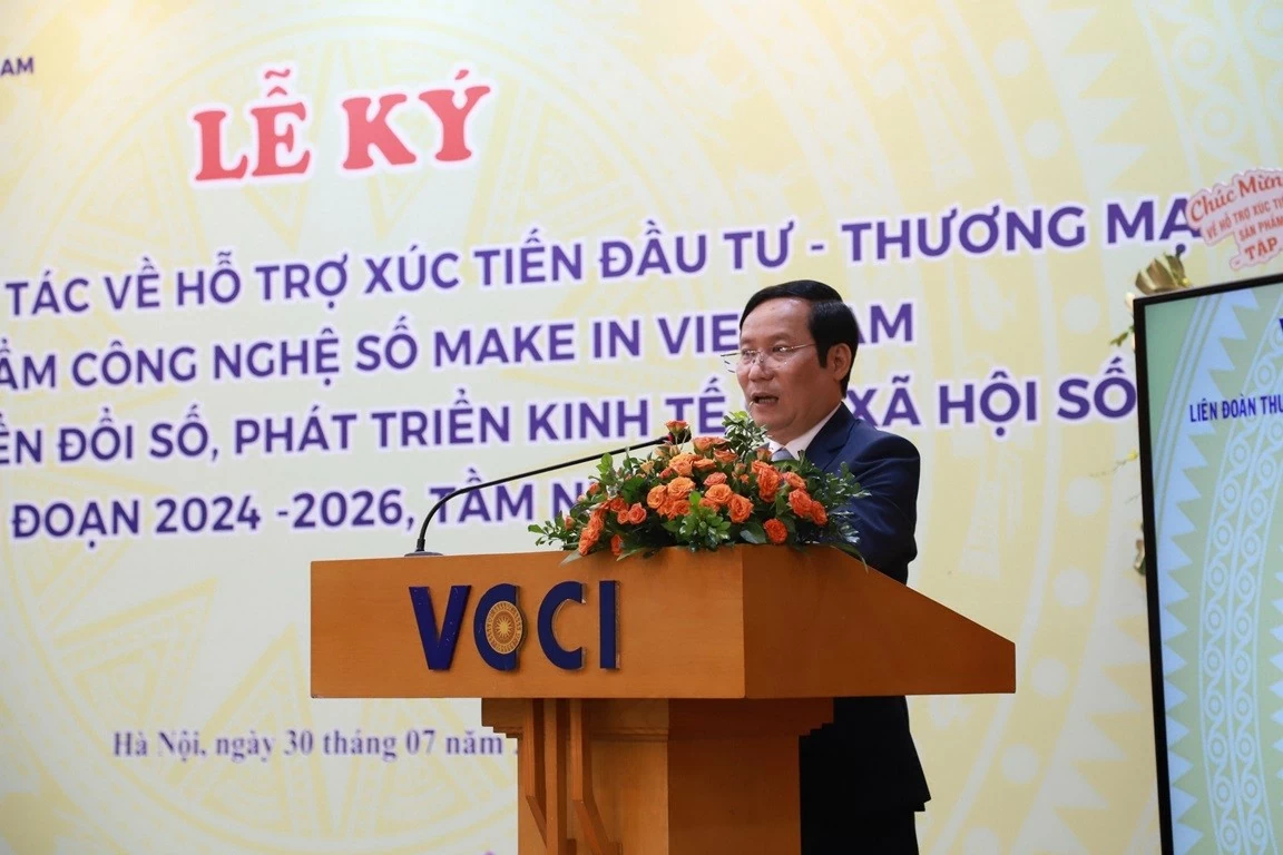 Bộ Thông tin và Truyền thông 'bắt tay' VCCI hỗ trợ sản phẩm công nghệ số Make in Viet Nam phát triển kinh tế số