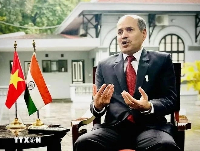 Vietnam, India to review cooperation results during PM’s visit to India:Indian Ambassador Sandeep Arya